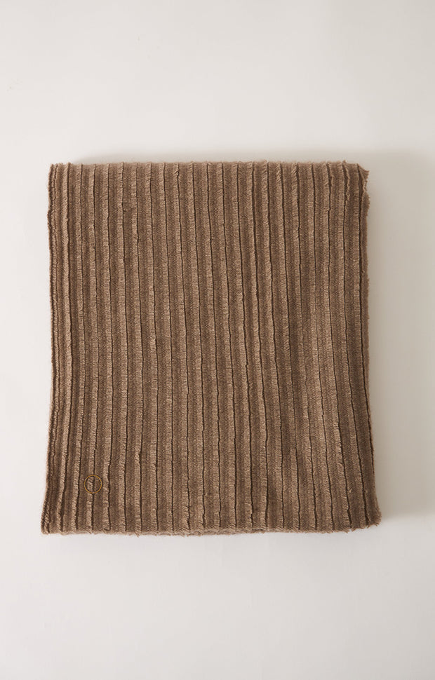 Neres Cashmere Throw in Taupe