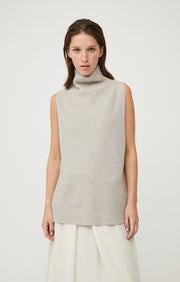 Nina Cashmere Top in Feather