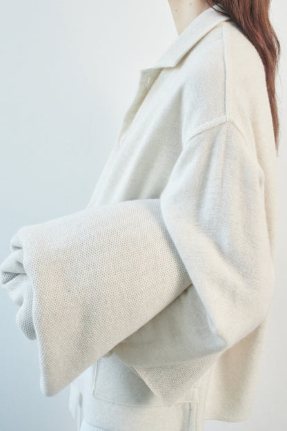 Sinai Jacket in Ivory & Feather