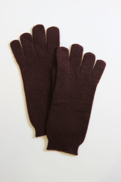 Palm Gloves in Carob
