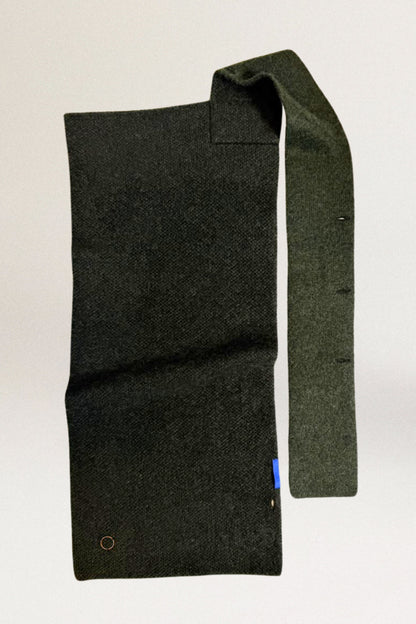 Pomofluff Scarf in Jet & Pine