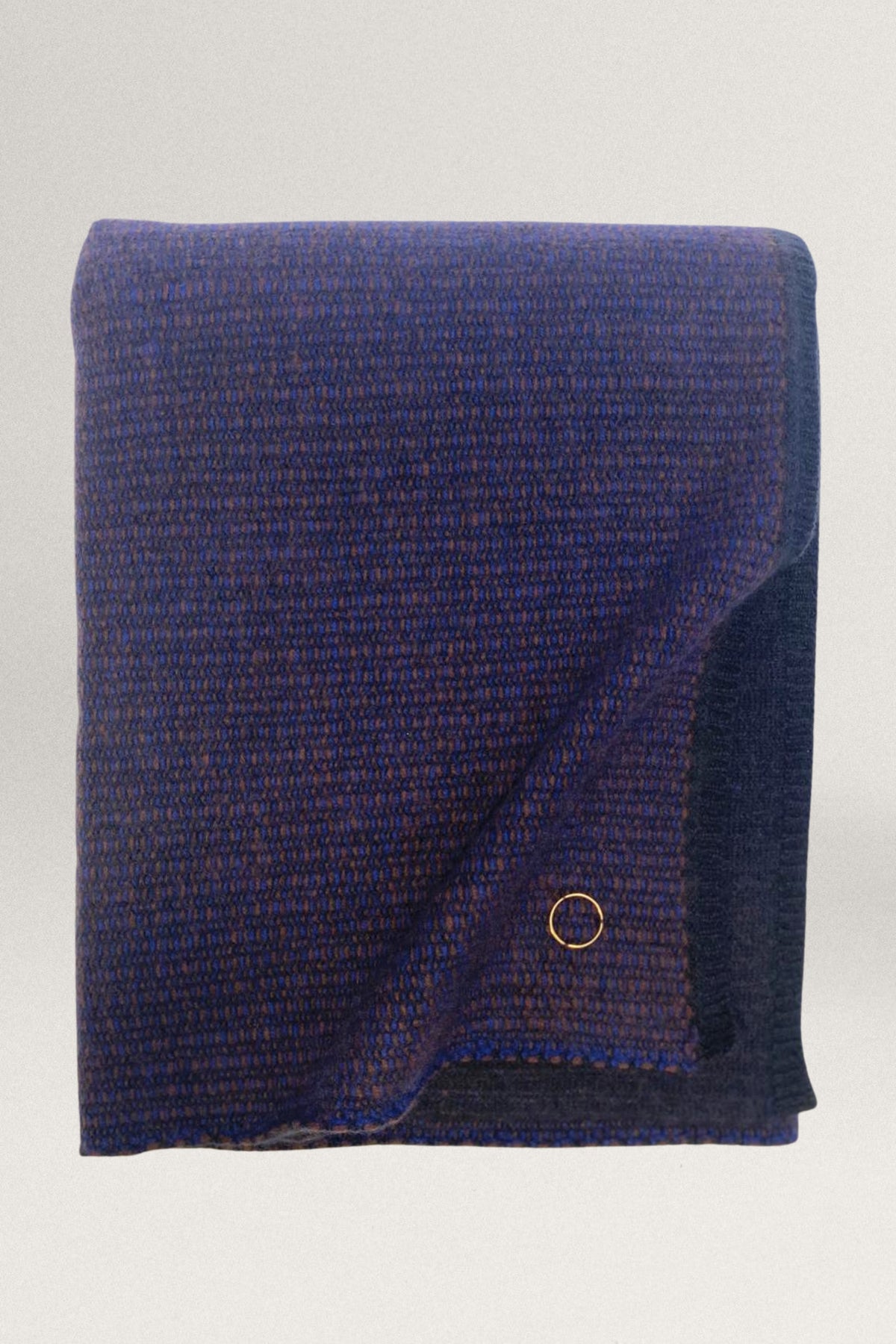 Quadro Throw in Carob & Ink