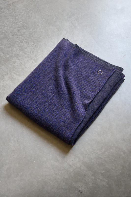 Quadro Throw in Carob & Ink