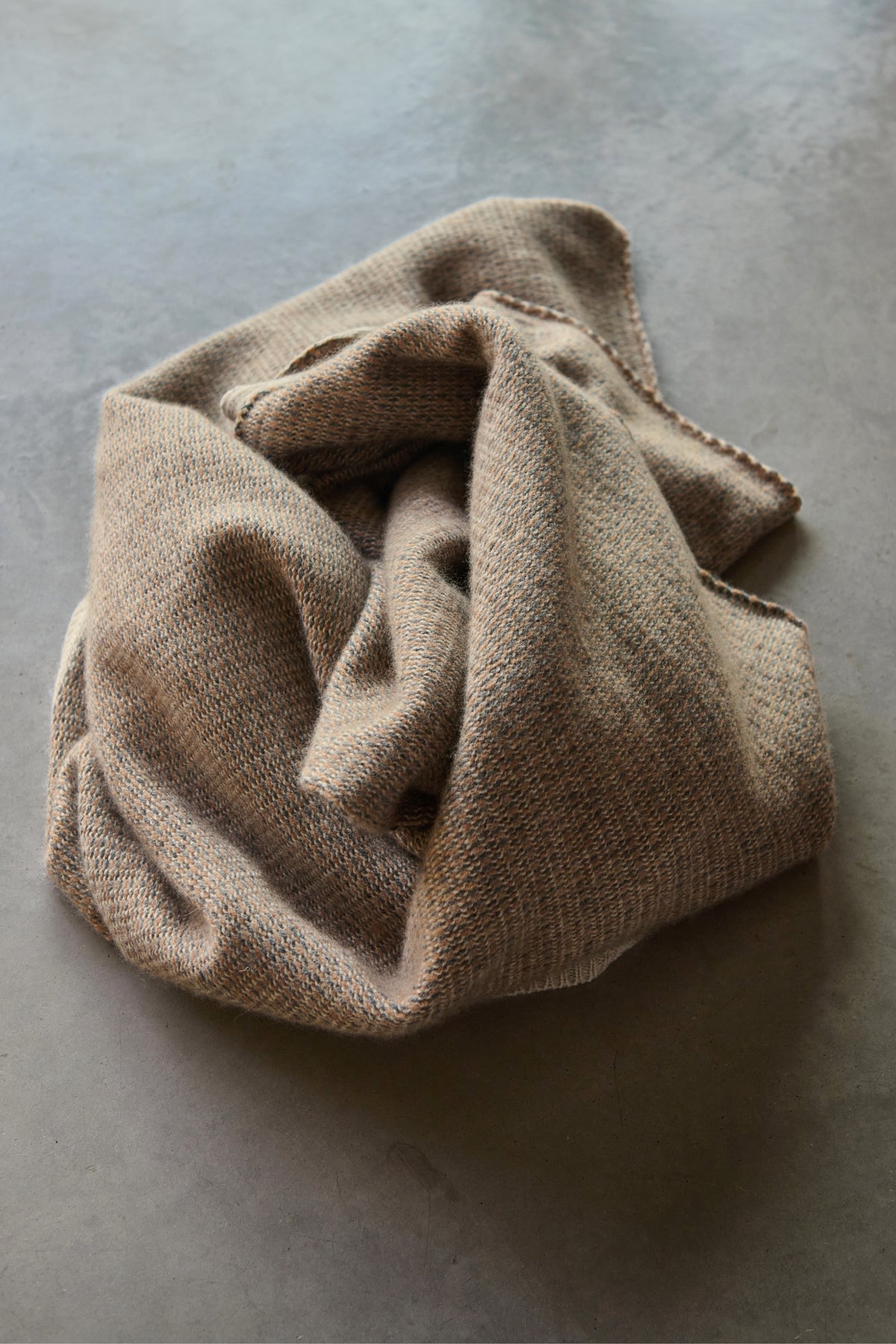 Quadro Throw in Beige, Nutmeg & Slate