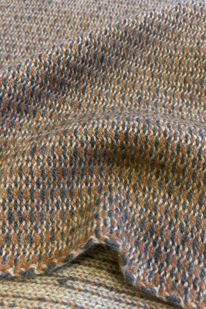 Quadro Throw in Beige, Nutmeg & Slate