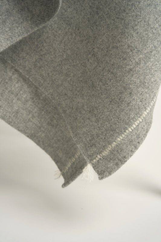 Sabra Throw in Soft Grey