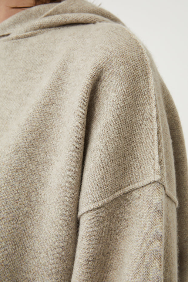 Seku Cashmere Hoodie in Feather