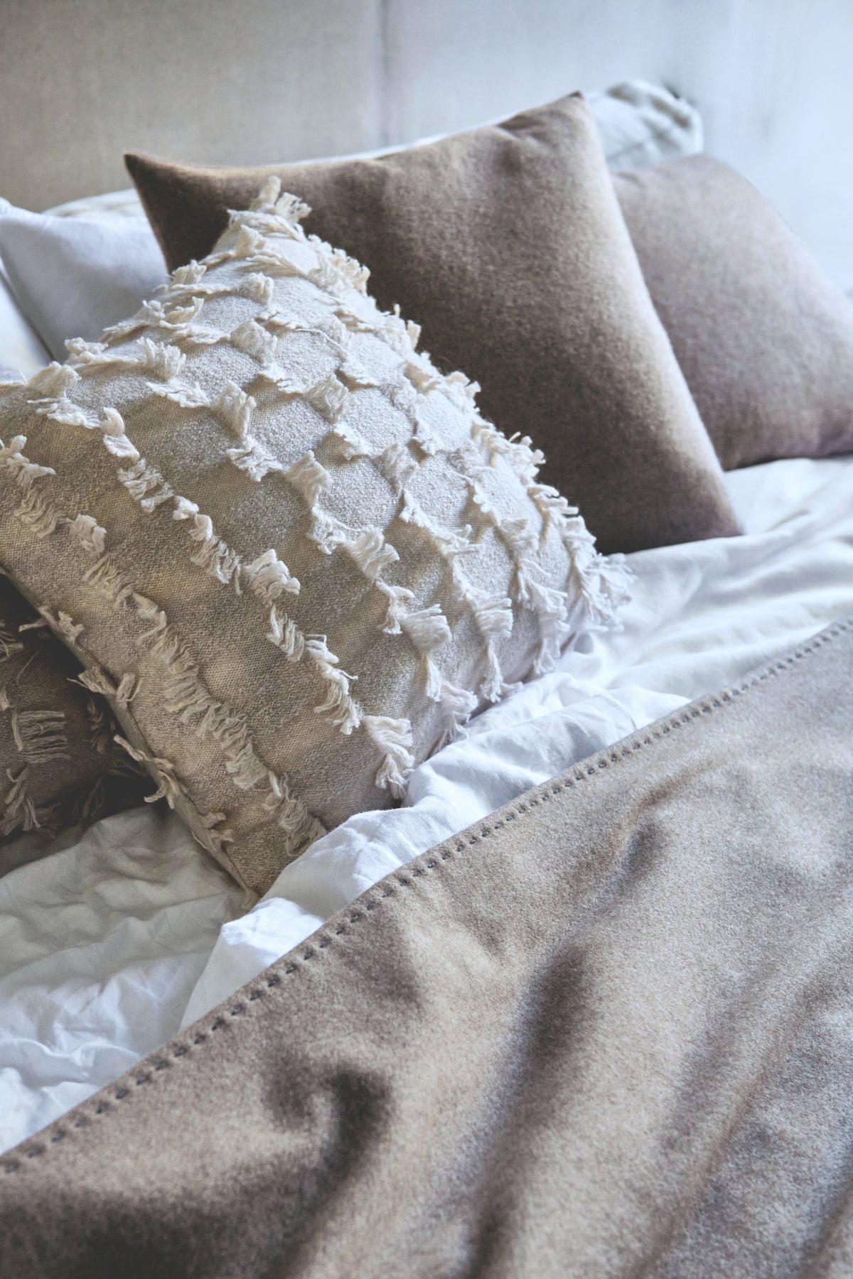 Uno Cushion Cover in Taupe