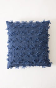 Seren Cashmere Cushion Cover in Bleu