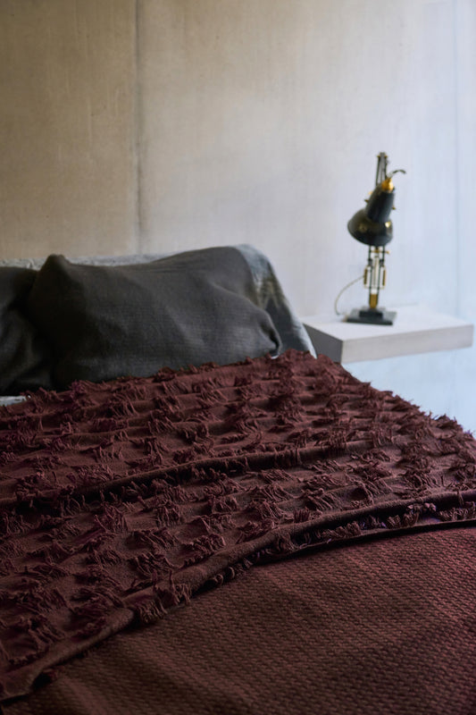 Seren Throw in Carob