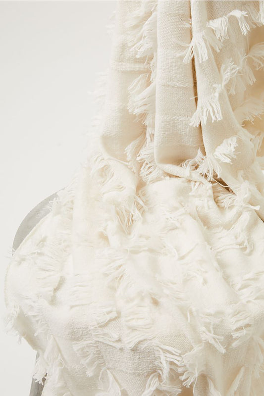Seren Throw in Ivory