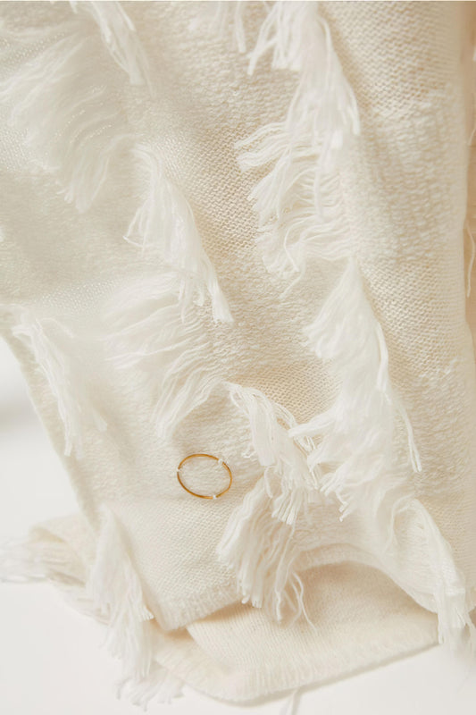 Seren Throw in Ivory