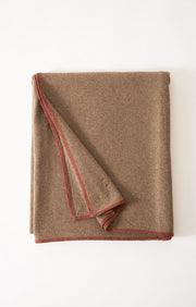 Toscani Cashmere Throw in Taupe