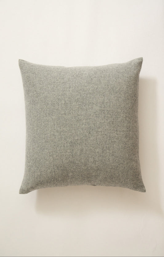Uno Cashmere Cushion Cover in Soft Grey