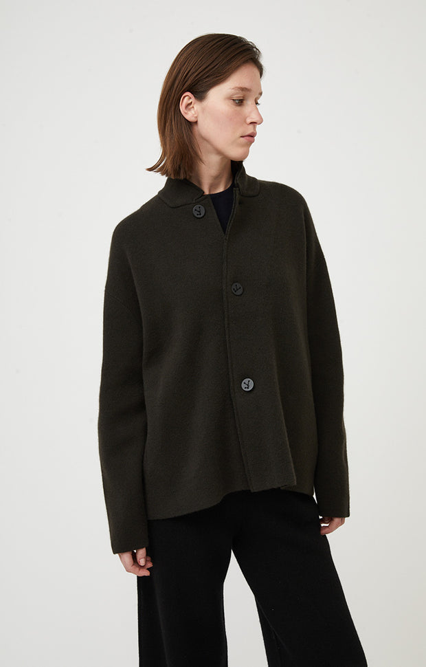 Wind Cashmere Jacket in Forest