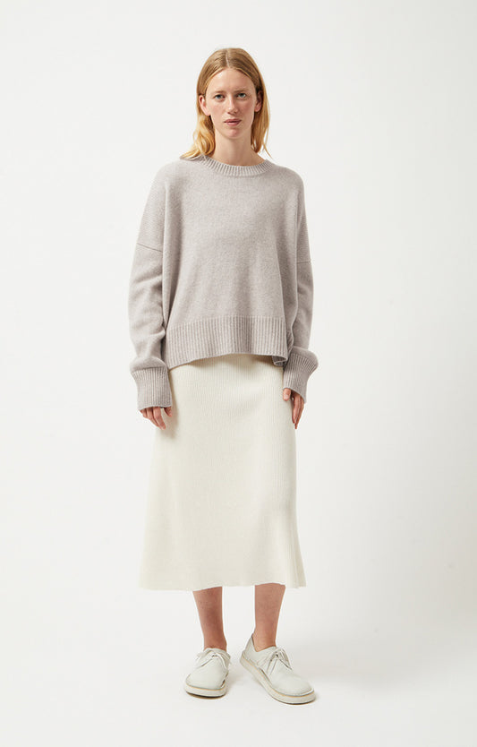 Aila Cashmere Sweater in Feather