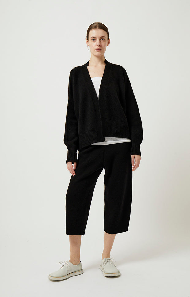 Aire Cashmere Cardigan in Black