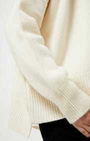 Aire Cashmere Cardigan in Ivory