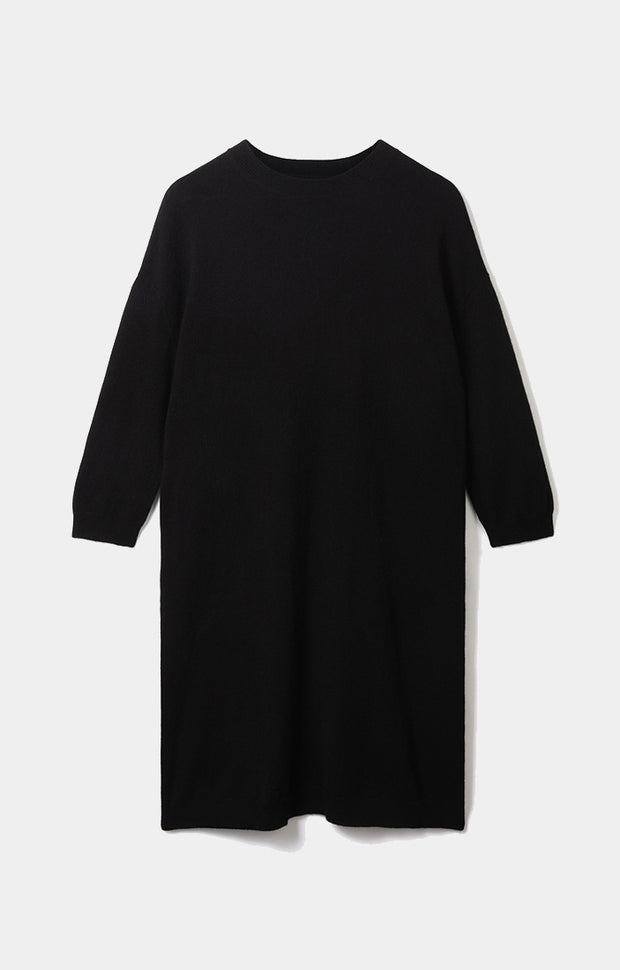 Brana Cashmere Dress in Black