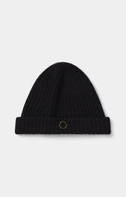 Erme Cashmere Hat in Black