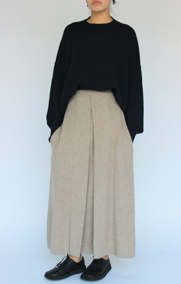 Eyasi Cashmere Skirt in Feather