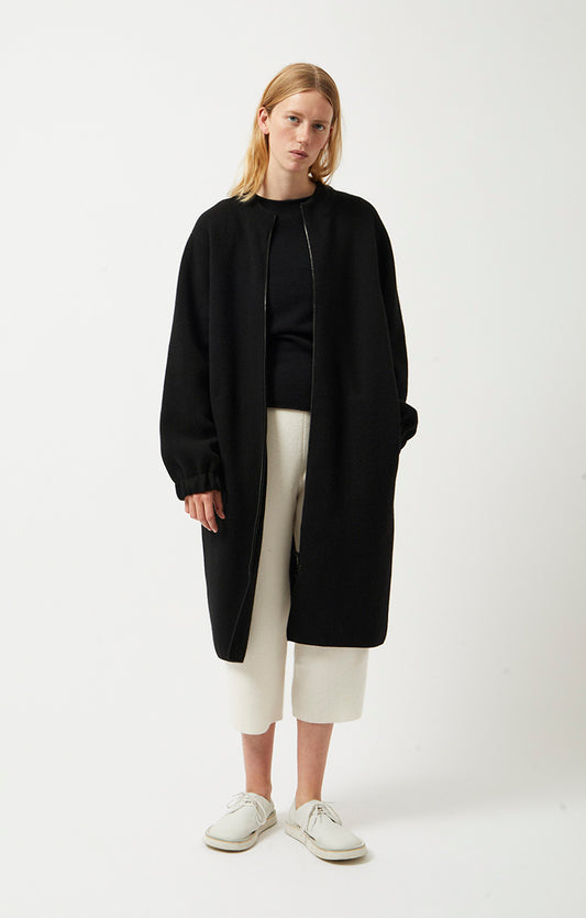 Hiera Cashmere Coat in Black