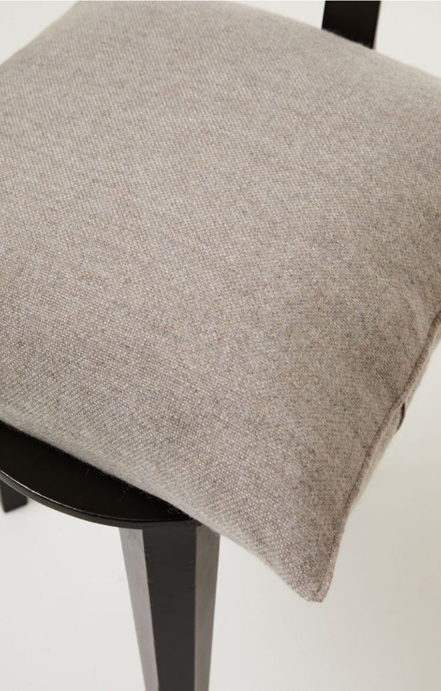 Manda Cashmere Cushion Cover in Dawn & Soft Grey