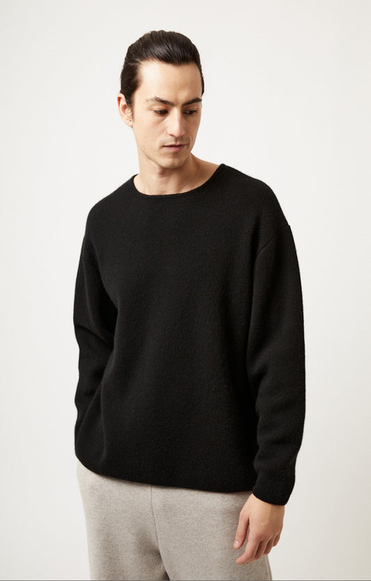 Axa Cashmere Sweater in Black