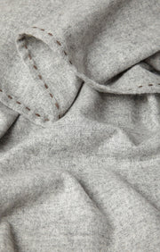 Suo Throw in Soft Grey & Brown
