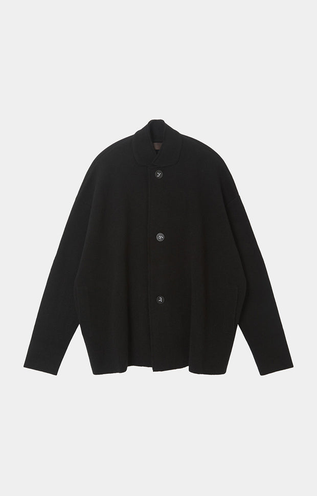 Wind Cashmere Jacket in Black